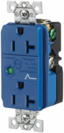 Surge Suppression Receptacle, 20A 125V, 2-Pole 3-Wire, 5-20R, Brown