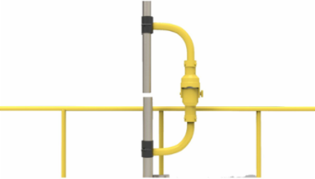 Spartan Pole Series Conversion Tool, Aluminium, 1-1/2 Inch Hub Size, 26.2 Inch Height