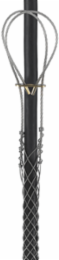 Wire Management Support Grip, Closed Mesh, 1.25-1.49 Inch, Tin-Coated Bronze