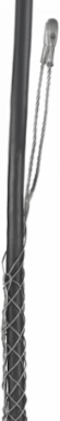 Wire and Cable Management Support Grip, Offset Eye, Closed Mesh, 1.25-1.49 Inch, Bronze