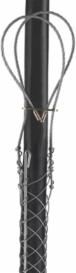 Wire Management Support Grip, Universal Eye, 0.63-0.74 Inch Cable Size, Tin-Coated Bronze