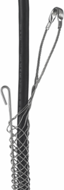 Stainless Steel Wire Management Support Grip, Offset Eye, 0.75-0.99 Inch Cable Diameter
