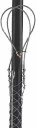 Wire and Cable Support Grip, Universal Eye, Split Mesh, 1.00-1.24 Inch, Tin-Coated Bronze