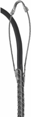 Stainless Steel Single Eye Support Grip, 3.00-3.49 Inch, Split Mesh, Rod Closing