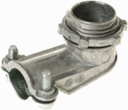 CONN 90 DEG ZINC FLEX 0.375IN