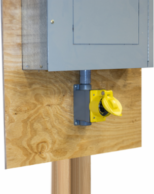Spider II Portable Power Wall Receptacle, 50A 125/250V