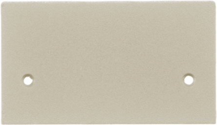 Fire-Rated Aluminum Pedestal Face Plate, 2.5 Inch