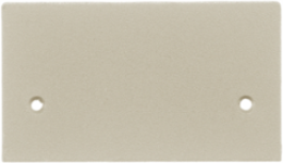 Fire-Rated Aluminum Pedestal Face Plate, 2.5 Inch