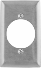 Jumbo 1-Gang Wallplate, 2.15 Inch Opening, Stainless Steel