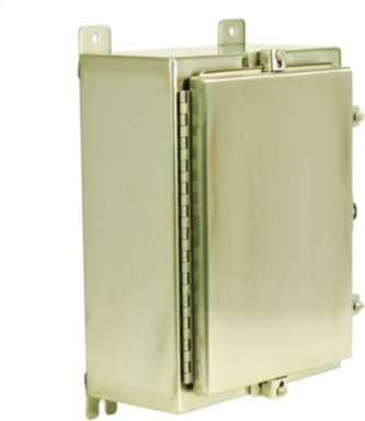 N4X Single Door Wall-Mount Clamp 30X20X8 316 Stainless Steel