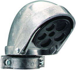 Weather Head 2-1/2 Inch Aluminum EMT/Rigid, Vertical Mounting, Natural Finish