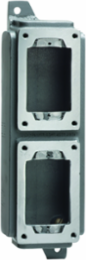 Aluminum Double-Gang Device Body 14.5 Inch x 5.375 Inch x 4.5 Inch, Hub Size 1 Inch Max