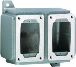Aluminum Double-Gang Device Body Hub Size 1-1/2 Inch for Hazardous Locations