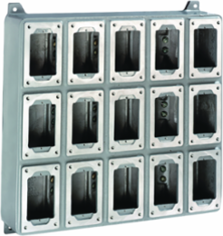Aluminum Fifteen-Gang Device Body Hub Size 1-1/2 Inch Max, 17.125 Inch Width