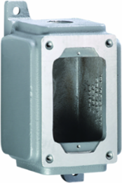 Aluminum Feed-Thru Device Body 3/4 Inch Hub, 7.5 in x 5.875 in x 4 in