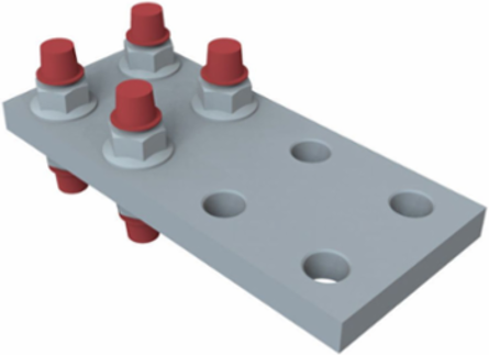 Aluminum flat pad extensions