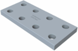 Aluminum flat pad extensions, without hardware