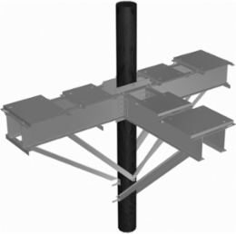 primary meter mounting bracket 69kv for 3 PT’s and 3 CT’s