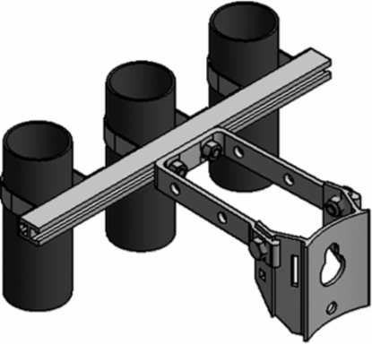 Standoff bracket with 6” H-Bar