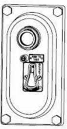 UGFI Replacement Circuit Breaker Handle, 1 lb, Hazardous Location Rating