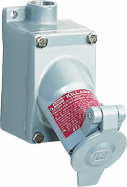 15A 125V Quick-Wire Acceptor Receptacle, 1/2 Inch Feed-Thru, Delayed Action