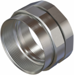 Hazardous Location Union - Zinc Plated Steel - 3-1/2 Inch Female/Female