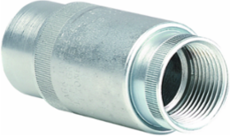 Female Expansion Conduit Union, Short, 1 Inch Hub Size, Steel, Zinc Plated