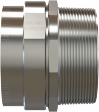 Hazardous Location Union, 1" Male/Female, Zinc Plated Steel, 0.48 lb.