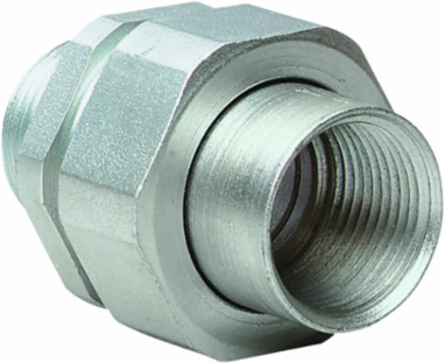 Union Connector - Male/Female - Hub Size 1 Inch - Steel Construction