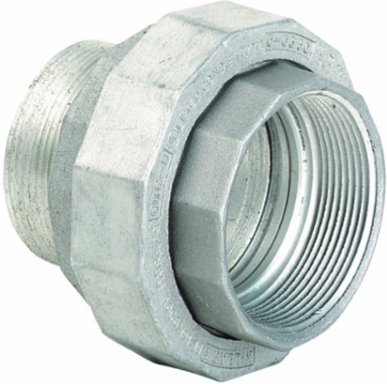 Iron Union Male/Female 1-1/4 Inch Hub, NPT Threads, ATEX/IECEx Certified