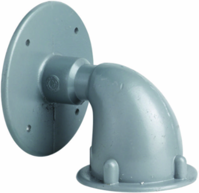 V Series Wall Mounting Bracket for VJ/VB Boxes, Hub Size 1/2 Inch, Aluminum