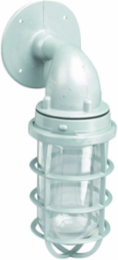 200W V Series Incandescent Wall Mount Fixture, 3/4 Inch Hub Size, Clear Glass Globe