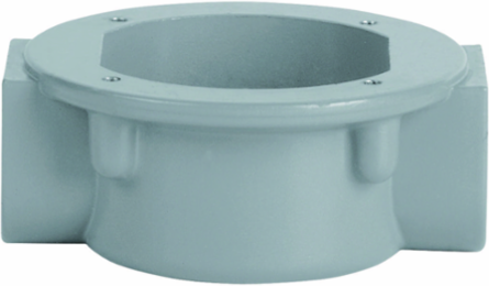 Aluminum Ceiling Mount Splice Box, Hub Size 1/2 Inch, Dimensions 6.88x3.75x5.5 Inch