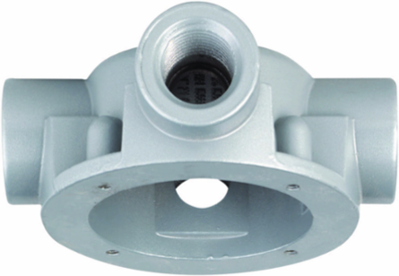 Aluminum Ceiling Mount Splice Box 1/2 Inch Hub Size, 6.88 Inch x 3.75 Inch x 5.5 Inch