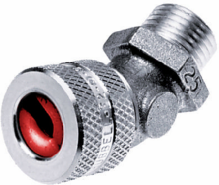 Aluminum Cord Connector 45 Degree Male, 1/2 Inch, 0.19-0.25 Inch