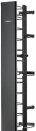 VME Series Vertical Manager 7'H x 6"Wx14"D Steel Black