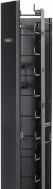VME Series Vertical Manager 7' Height x 6 Inch Width x 14 Inch Depth, Black