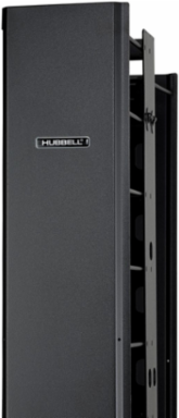 VME Series Vertical Manager 7 Inch x 6 Inch, Black Powder Coated Cover