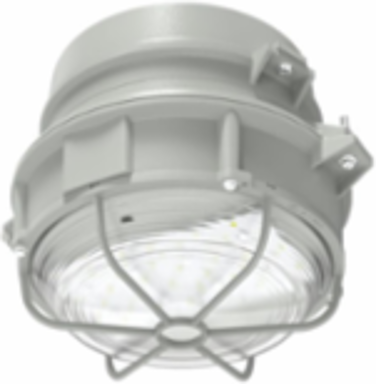 High Bay LED Light 75W, 9000 Lumens, Glass Globe, Class I Division 2