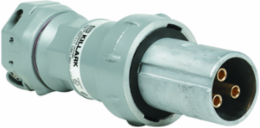 100A 3 Pole 3 Wire Polarized Plug Assembly, 600 VAC, Indoor/Outdoor Use