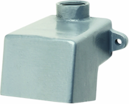Versamate Series Angled Feed-Thru Back Box, 30A, 1 Inch, 5.5 Inch Width