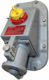 60A 2W3P Hazardous Interlocked Receptacle, Aluminum, Class I, NEMA 4X