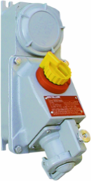 60A 2W3P Factory Sealed Hazardous Interlocked Receptacle, NEMA 3, 4, 4X, 7, 9