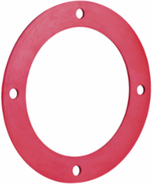 Silicone Gasket for V Series Light Fixtures, 3.500 Inch Wide, Red