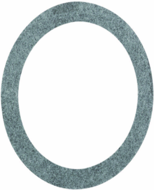 V Series Globe Gasket for 200 Series 6.88 Inch x 3.75 Inch x 5.5 Inch, Rubber Gasket
