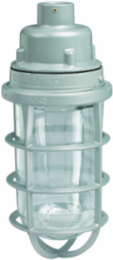 200W Pendant Incandescent Light Fixture, 3/4 Inch Hub, Glass Globe, Aluminum
