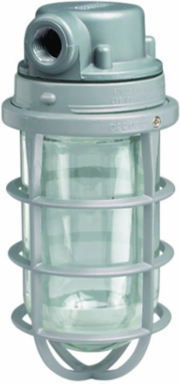 200W Ceiling Mount Incandescent Light Fixture, 3/4 Inch Hub, Aluminum Finish