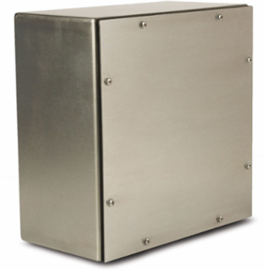 NEMA 4X Gasketed Screw Cover 6X6X6 304 Stainless Steel