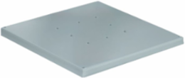 24 inch square pedestal base can be used with 4 inch and 6 inch, straight or angled pedestal columns.