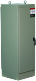 N12 Single Door Dual Access Freestanding 90X36X24 Carbon Steel - Gray
